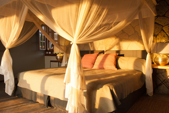 Kitela Lodge: Gästezimmer mit Doppelbett