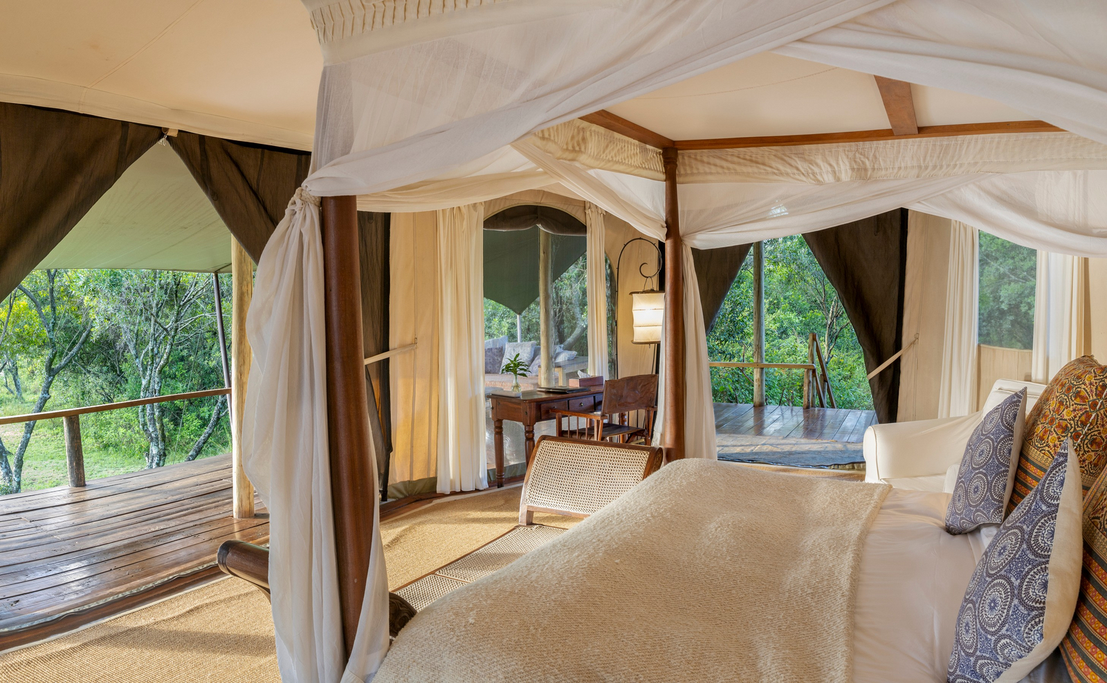 Ngare Serian Camp Ngare Serian Camp: Ausblick aus dem Gästezelt