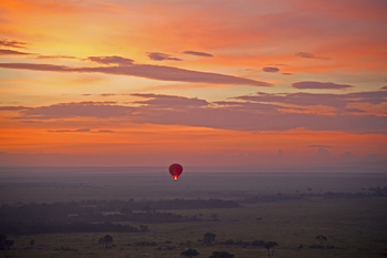 Sanctuary Olonana: Ballonfahrt über der Mara