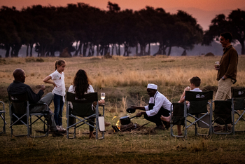 Chikwenya Camp Chikwenya Camp: Feuerstelle