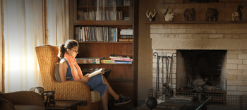 Forsyth Lodge Forsyth Lodge: In der Bibliothek