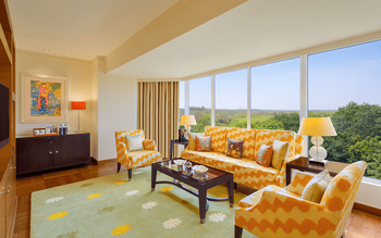 ITC Maurya Hotel: Luxury Suite Wohnzimmer