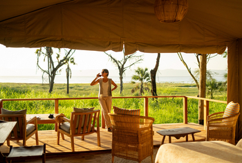 Kisima Ngeda Camp: Private Veranda