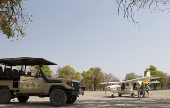 Okuti Camp: Airstrip
