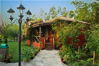 Sunderban Tiger Camp: Executive Cottage Außenansicht