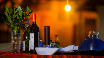 Adere Safari Lodge: Küche