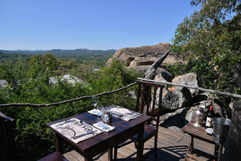 Amalinda Lodge: Lunch im Freien