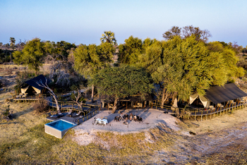 Gomoti Private Camp Gomoti Private Camp: Luftbild