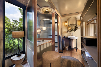 Khwai Leadwood Camp Khwai Leadwood Camp: Gästebad