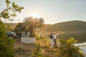 Kwandwe Melton Manor: Kaffeepause