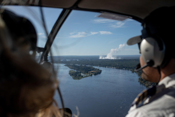 Mukwa River Lodge: Scenic Heli Flight