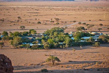 Namib Desert Lodge: Kleine Oase