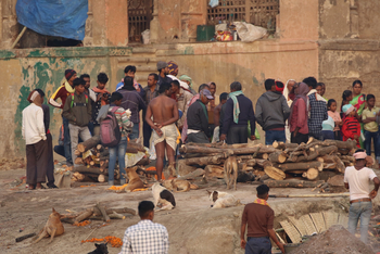Varanasi: Verbrennungsstätte