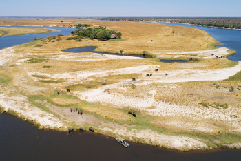 Chobe Savanna Lodge: Luftbild