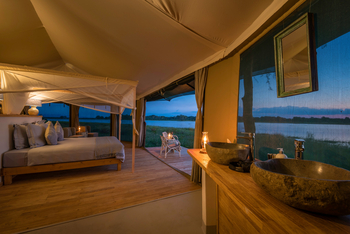 Kuthengo Camp: Gästezelt