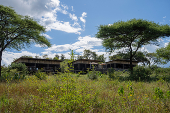 Tarangire Elephant Springs Camp: Blick zum Hauptgebäude