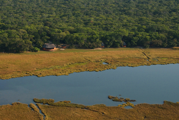 Wasa Lodge: Luftbild