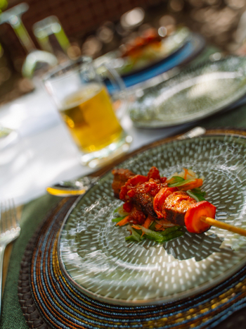 Asanja Siri Bustani Grumeti Camp: Chicken Skewer