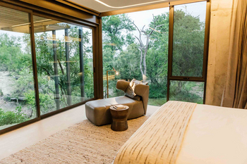 Cheetah Plains Karula House: Schlafzimmer einer Suite