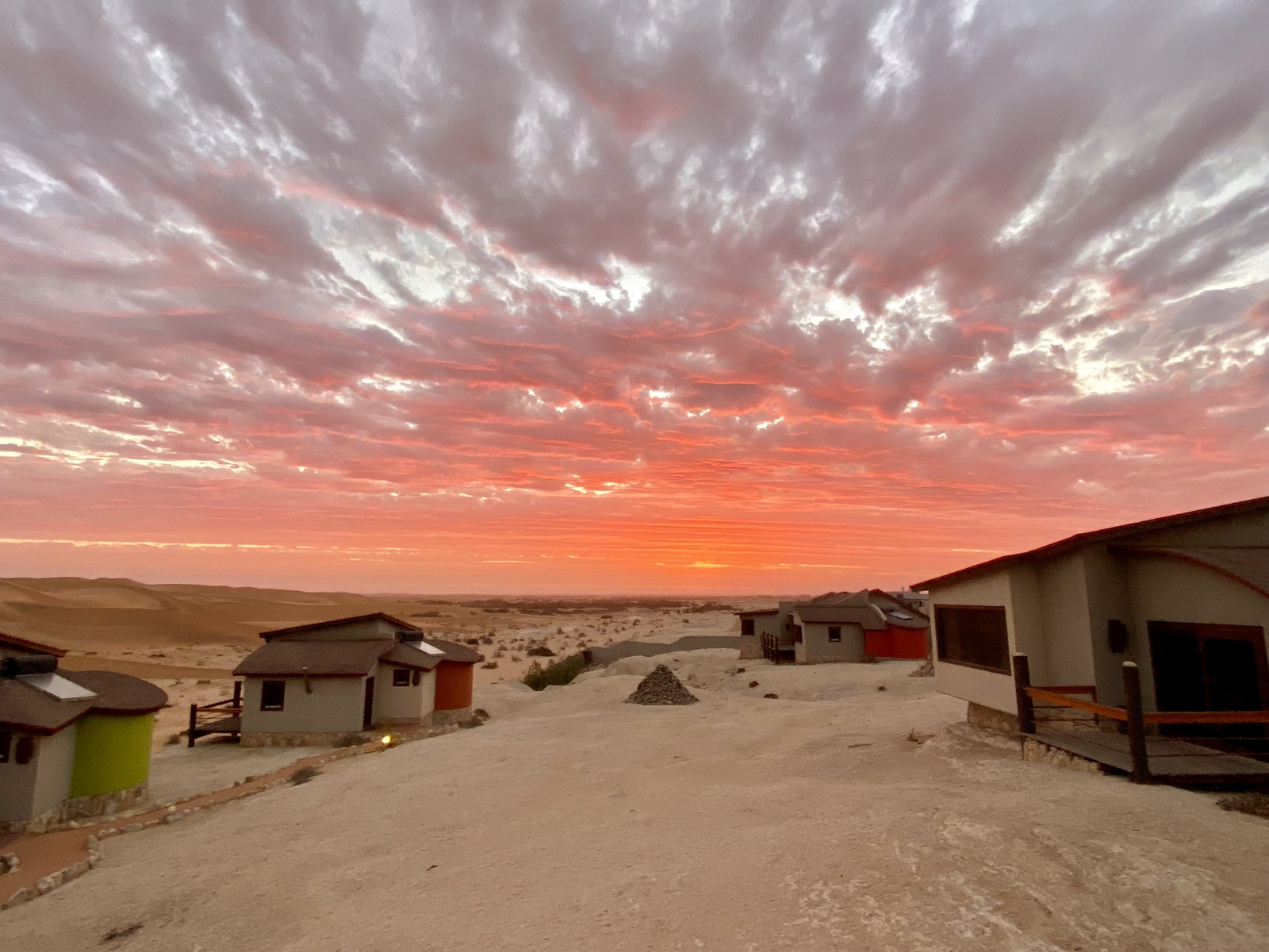 Desert Breeze Lodge Desert Breeze Lodge: Abendlicht