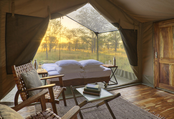 Olakira Migration Camp: Zeltinterieur