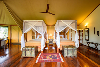 Olare Mara Kempinski: Zwei Einzelbetten frontal