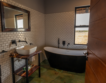 The Dune Camp: Gästebad