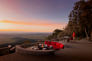 Angama Mara: Baraza am frühen Morgen