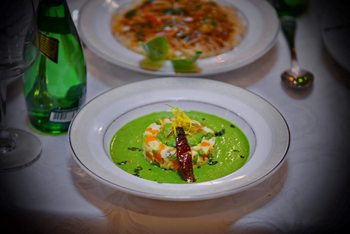 BrijRama Palace: Küche und Dining