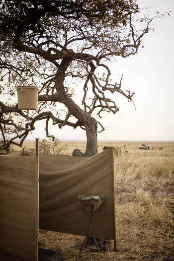 Chada Katavi Camp: Bush-Toilette