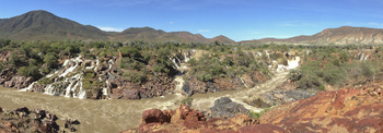 Epupa Falls Lodge: Der Kunene River