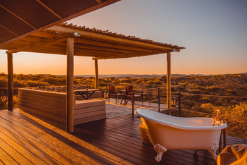 Gmundner Lodge: Private Veranda