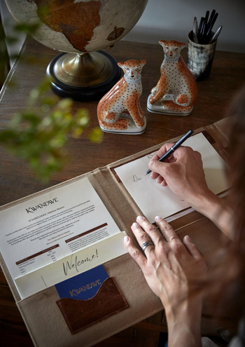 Kwandwe Melton Manor: Schreibmappe