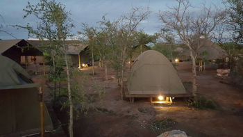 Makumutu Safari Lodge: Domzelt