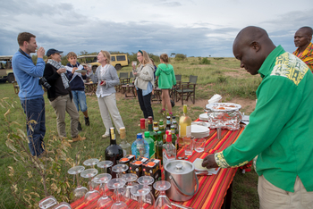 Mara Ngenche Safari Camp: Sundowner