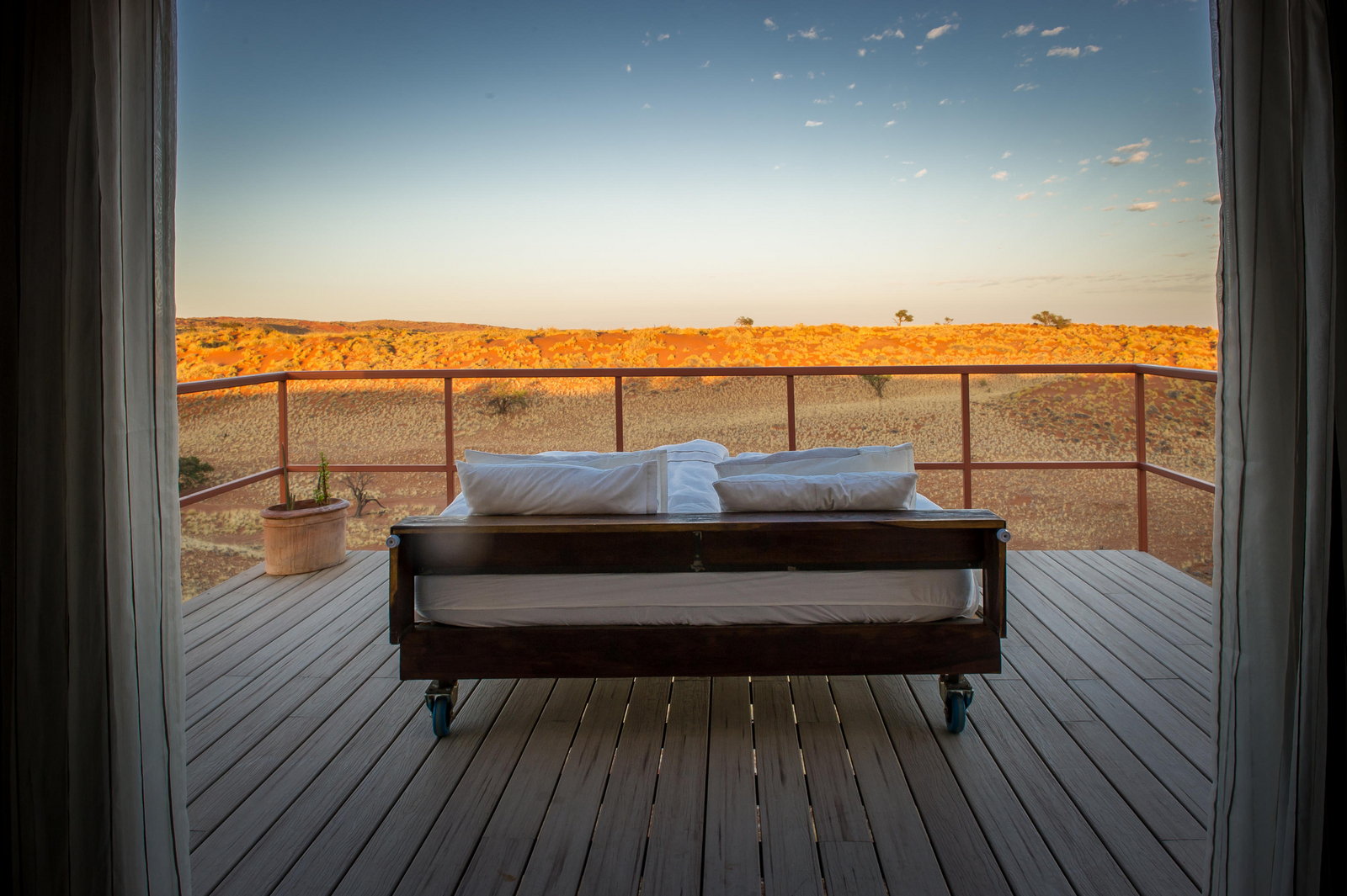 Namib Dune Star Camp Namib Dune Star Camp: Ausgerolltes Doppelbett
