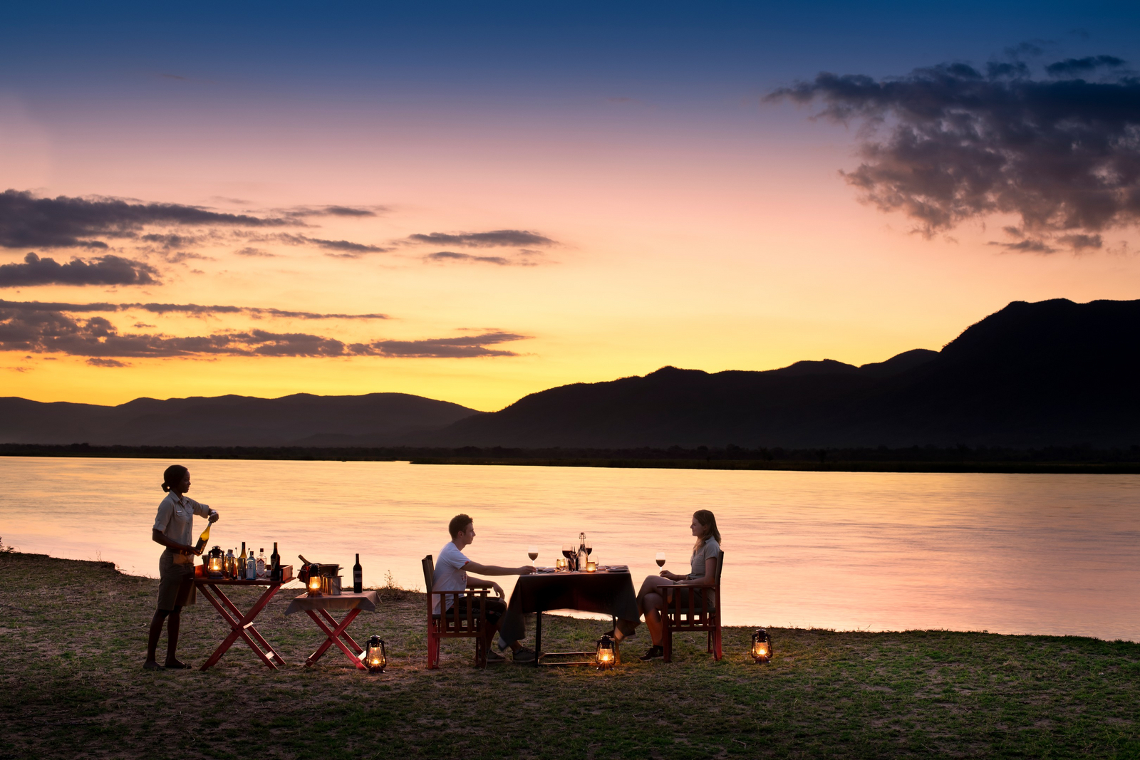 Nyamatusi Camp Nyamatusi Camp: Candle light dinner