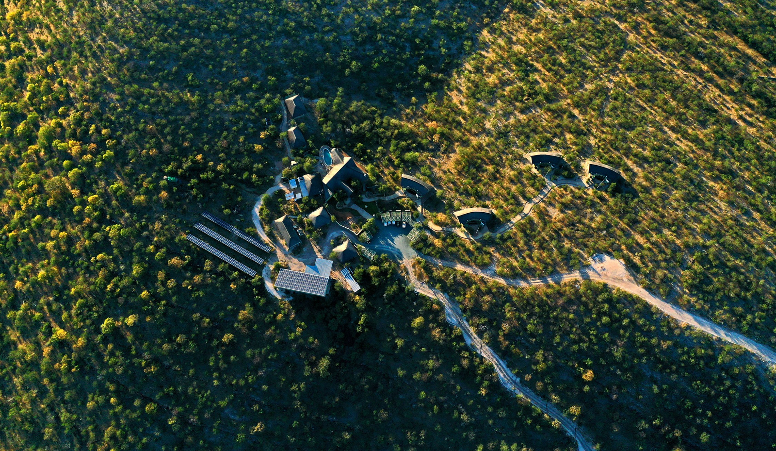 Safarihoek Lodge Safarihoek Lodge: Luftbild