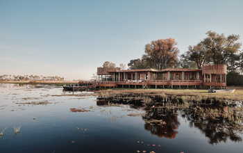 Sanctuary Baines Camp: Lage am Rand der Lagune