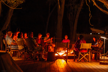 Soroi Larsens Tented Camp: Feuerplatz