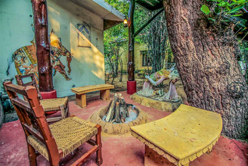 Syna Tiger Resort: Rajasthan - Terrasse