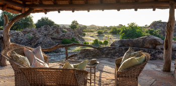 Tuli Safari Lodge Mashatu: Deck am Beobachtungsunterstand