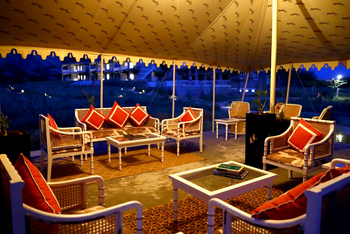 Amritara Jawai Sagar: Loungezelt