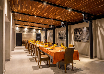 Chobe River Lodge: Speisesaal