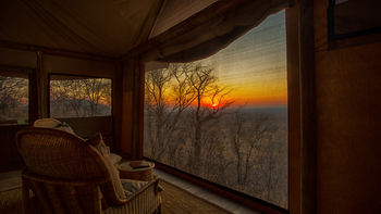 Ghoha Hills Savuti Lodge Ghoha Hills Savuti Lodge: Sonnenuntergang