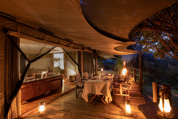Jahazi Suite at Mara Plains: Private Dining