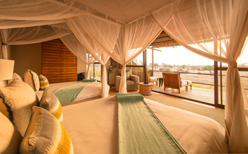 Leroo La Tau Lodge: Komfortable Betten