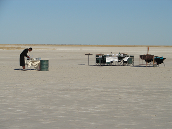 Moela Safari Lodge Moela Safari Lodge: Vorbereitung fürs Dinner
