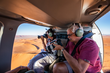 andBeyond Sossusvlei Desert Lodge: Aerial Photography