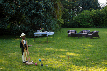 Huntingdon House: Rasenspiel